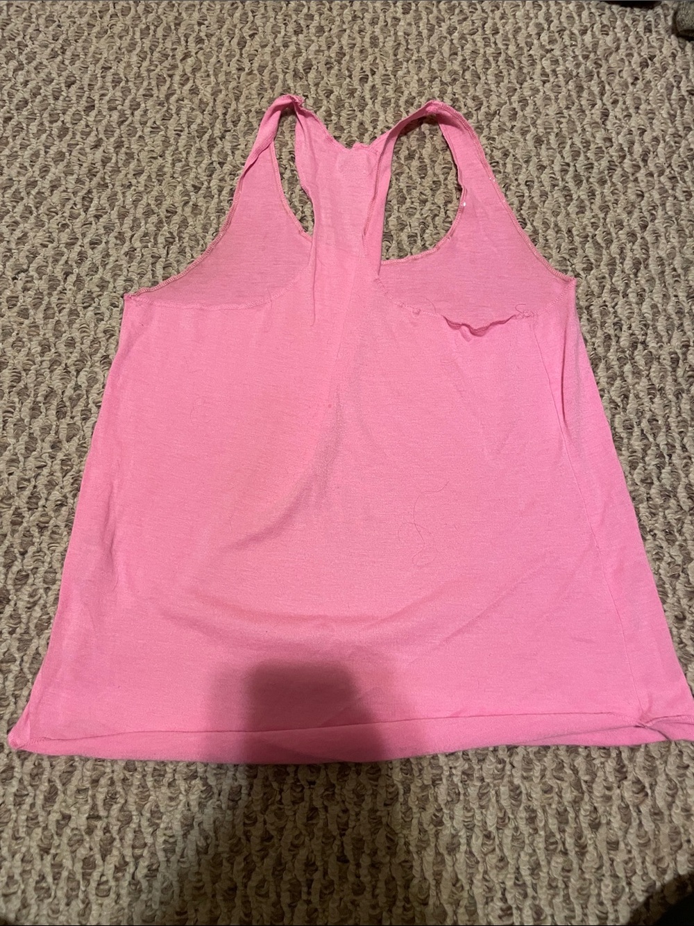 Mudd Pink Racerback Tank Top - Picture 2 of 2